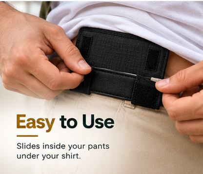 ZARIVA SafeTuck™ – Hidden Travel Wallet