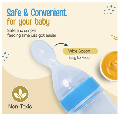 Zariva SpoonFlow™ — Premium Soft Silicone Baby Feeder