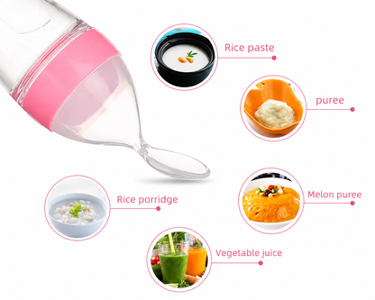 Zariva SpoonFlow™ — Premium Soft Silicone Baby Feeder