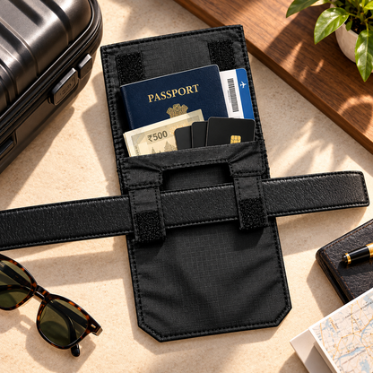 ZARIVA SafeTuck™ – Hidden Travel Wallet
