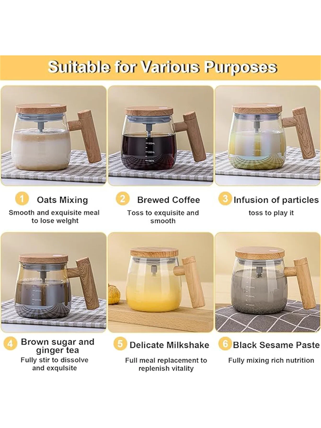 Zariva Self Stirring Recharchable Mug