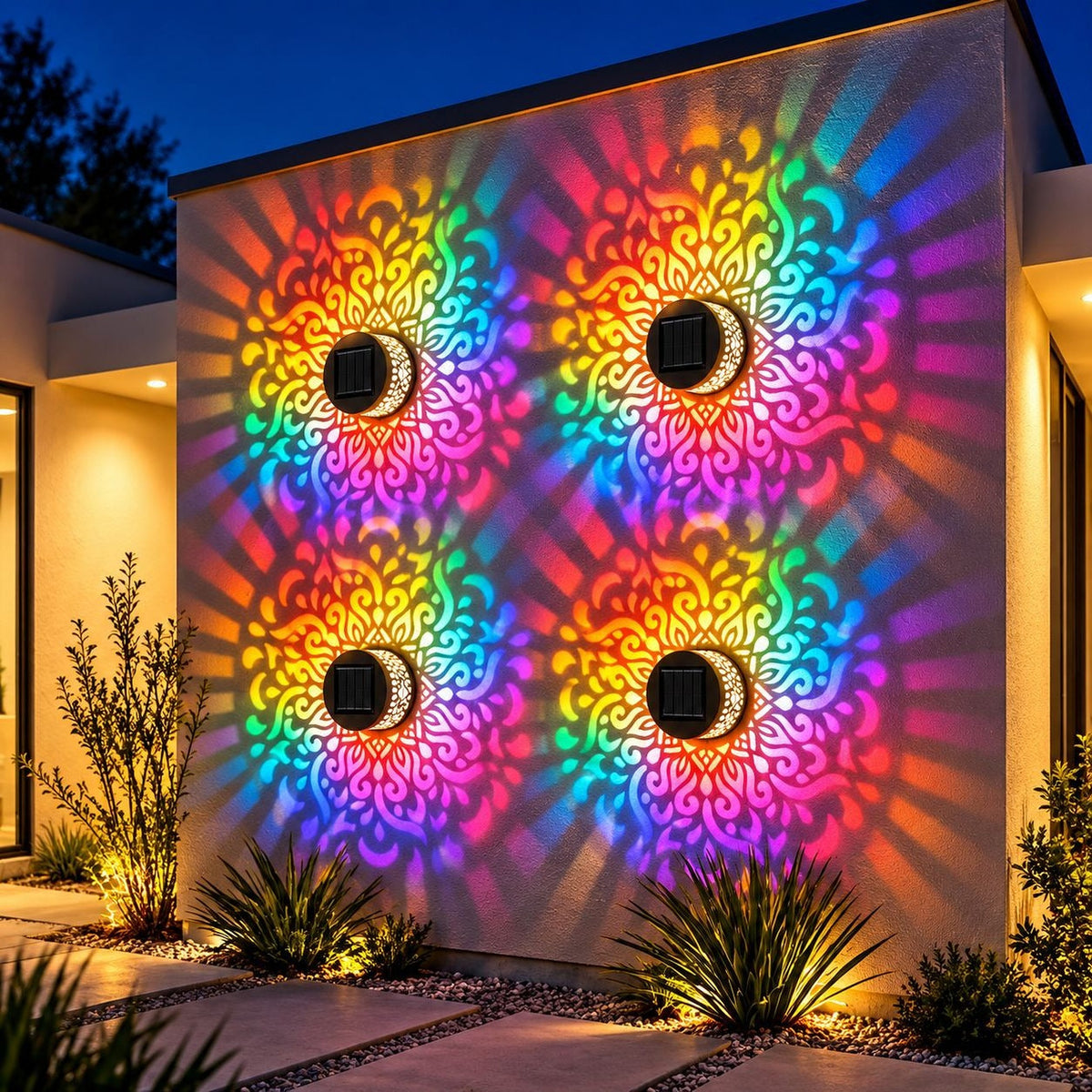 Zariva Solar Mandala™ – Decorative Wall Light