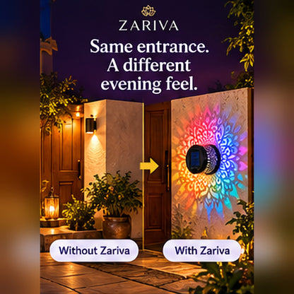 Zariva Solar Mandala™ – Decorative Wall Light